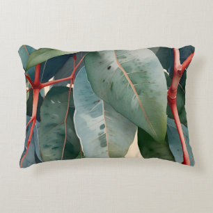 Cojín Decorativo Arte botánico de Eucalipto minimalista