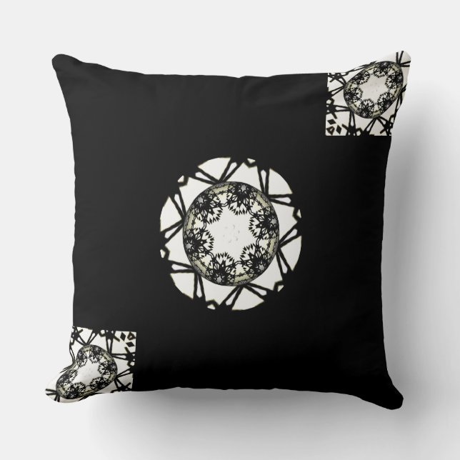 Cojín Decorativo Arte caleidoscopio del primer volumen tres (Anverso)