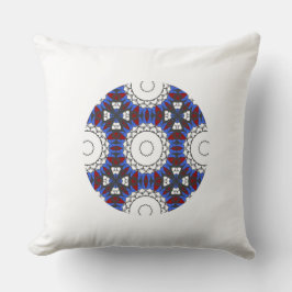 Cojín Decorativo Arte calidoscopio del volumen cuatro nueve