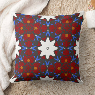 Cojín Decorativo Arte calidoscopio del volumen cuatro veintiséis