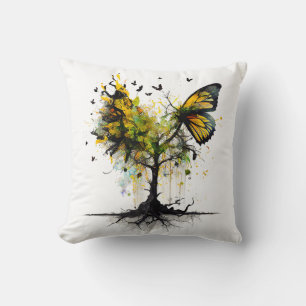 Cojín Decorativo Arte Creativo Animal Mariposa