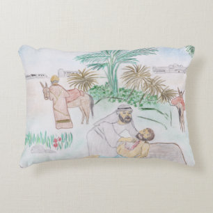 Cojín Decorativo Arte cristiano El buen samaritano