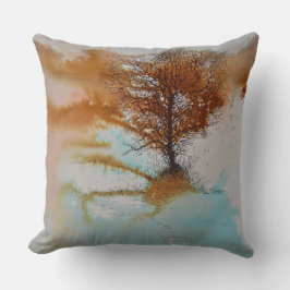 Cojín Decorativo Arte de árbol paisajístico