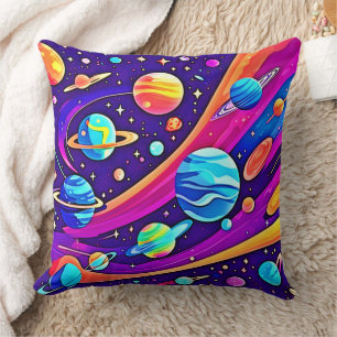 Cojín Decorativo Arte de armonía cósmica