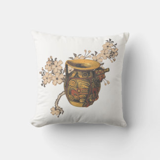 Cojín Decorativo Arte de artesanía de inspiración india con diseño