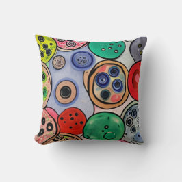 Cojín Decorativo Arte de botón