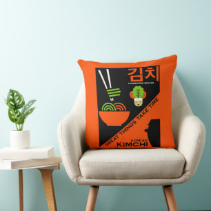 Cojín Decorativo Arte de cocina kimchi coreana
