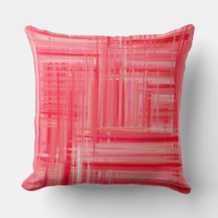 Cojín Decorativo Arte de color pastel rosado caliente