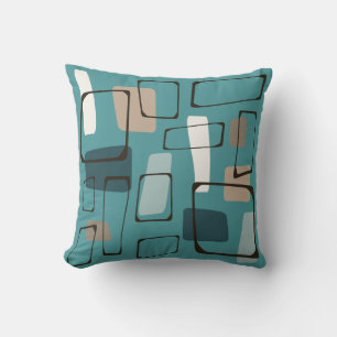 Cojín Decorativo Arte de estilo Eames Turquoise