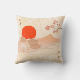 Cojín Decorativo Arte de estilo japonés