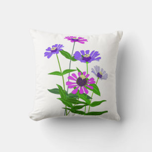 Cojín Decorativo Arte de Flor Cósmica