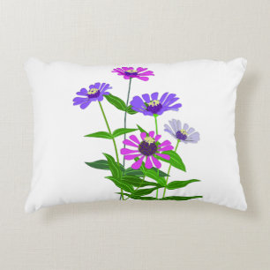 Cojín Decorativo Arte de Flor Cósmica