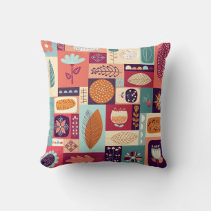 Cojín Decorativo Arte de fondo vintage decorativo otoñal