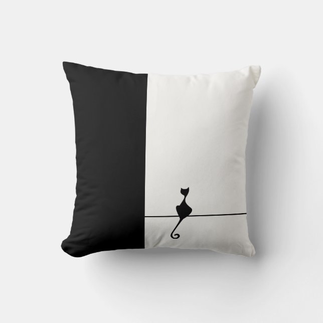 Cojín Decorativo Arte de gato (Anverso)