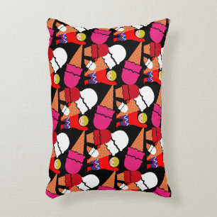 Cojín Decorativo Arte De Helado Retro Vintage