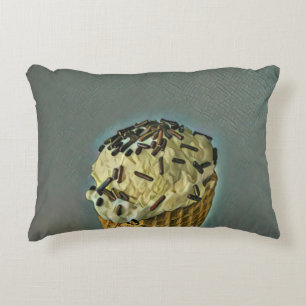 Cojín Decorativo Arte de helados de época
