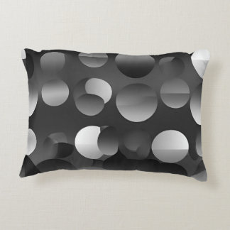 Cojín Decorativo Arte de IA minimalista moderno de carbón blanco y