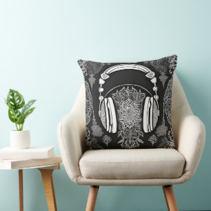 Cojín Decorativo Arte de IA que brilla en la oscuridad