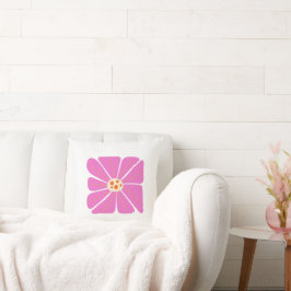 Cojín Decorativo Arte de ilustración floral