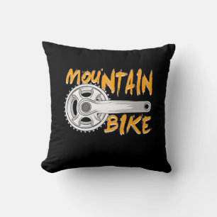Cojín Decorativo Arte de la bicicleta de montaña