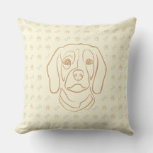 Arte de línea de Beagle, elegancia con actitud
