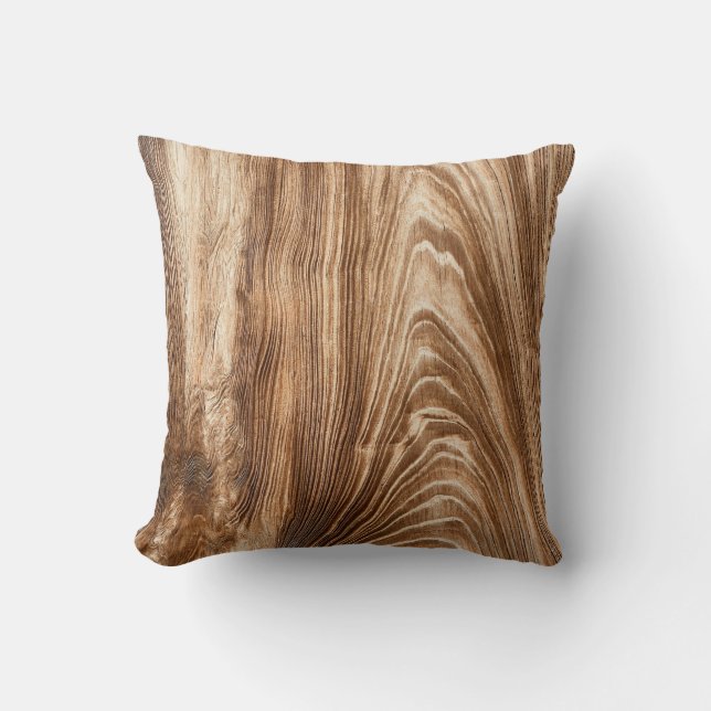 Cojín Decorativo Arte de madera (Anverso)