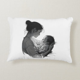 Cojín Decorativo Arte de madre e hijo