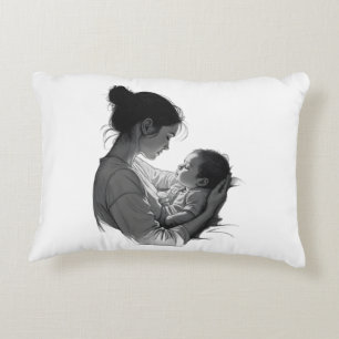 Cojín Decorativo Arte de madre e hijo