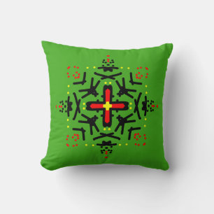 Cojín Decorativo Arte de Mandala Tribal
