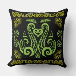 Cojín Decorativo Arte de Nueva Zelanda Maorí