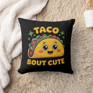 Cojín Decorativo Arte de palabras de taco para bebé unisex lindo