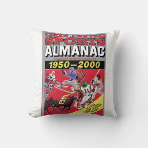 Cojín Decorativo Arte de pared de metal Almanaque deportivo