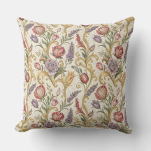 Arte de patrón de rollo floral vintage francés orn