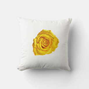 Cojín Decorativo Arte de rosa amarillo