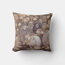Cojín Decorativo Arte de Troll de John Bauer