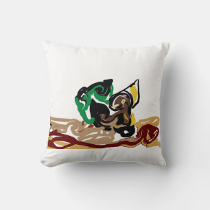 Cojín Decorativo arte de zorro fenec