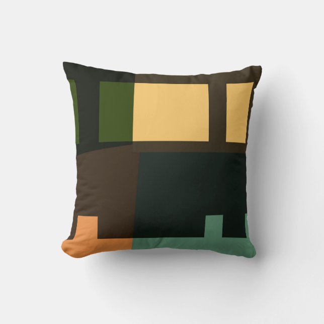 Cojín Decorativo Arte decorativo retro (Anverso)