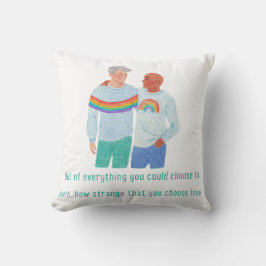 Cojín Decorativo Arte del Orgullo LGBTQ+