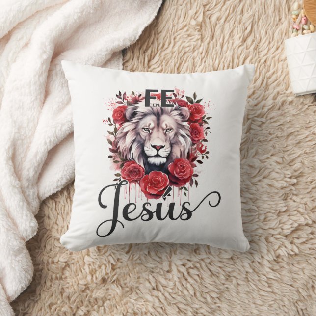 COJÍN DECORATIVO ARTE FE EN JESÚS (Manta)