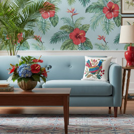 Cojín Decorativo Arte geométrico moderno de animales abstracto colo