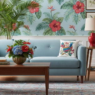 Cojín Decorativo Arte geométrico moderno de animales abstracto colo