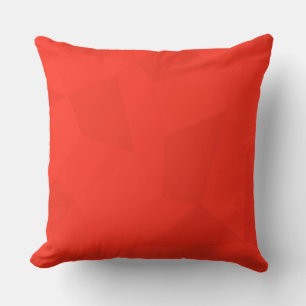 Cojín Decorativo Arte geométrico simple, rojo, fresco, moderno y mo