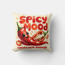 Arte Kawaii de Comida Picante Chili Estado de Ánim