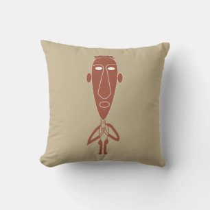 Cojín Decorativo Arte moderno africano abstracto