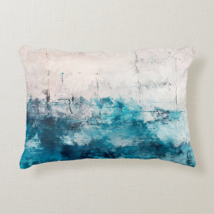 Cojín Decorativo Arte moderno. Coloridas obras de arte contemporán