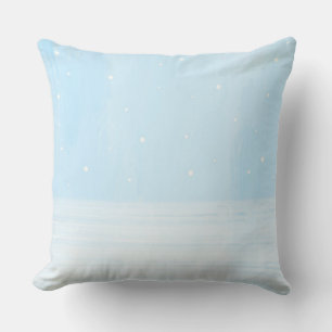 Cojín Decorativo arte paisajístico de nieve