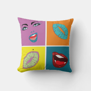 Cojín Decorativo Arte pop de los años 80
