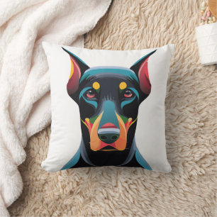Cojín Decorativo Arte pop de perro