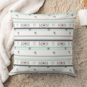 Cojín Decorativo Arte Pop MEJOR MAMÁ Raya – Amor Retro Audaz
