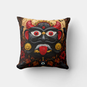 Cojín Decorativo Arte popular Bommai Drishti de ojo maligno gótico